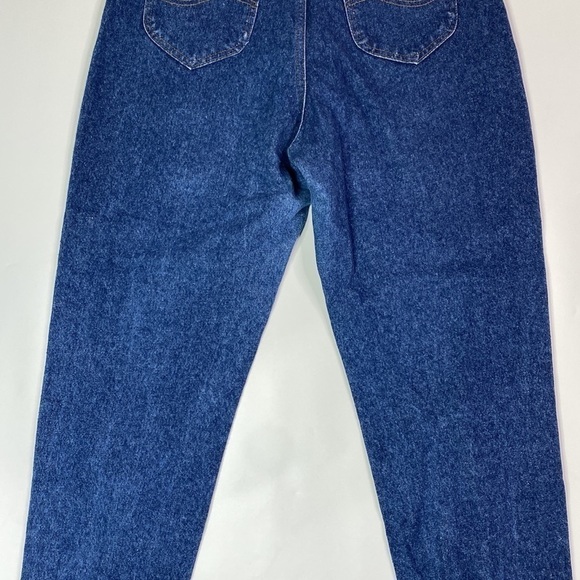 Vintage Lee Denim Tapered Leg Jeans Size 16 Medium USA - Picture 6 of 14
